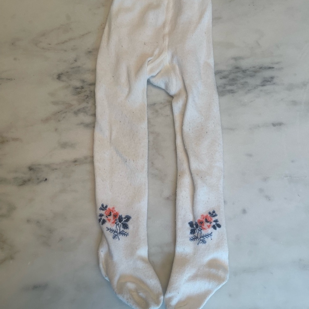 Floral Ruffle Baby Tights - Janie and Jack